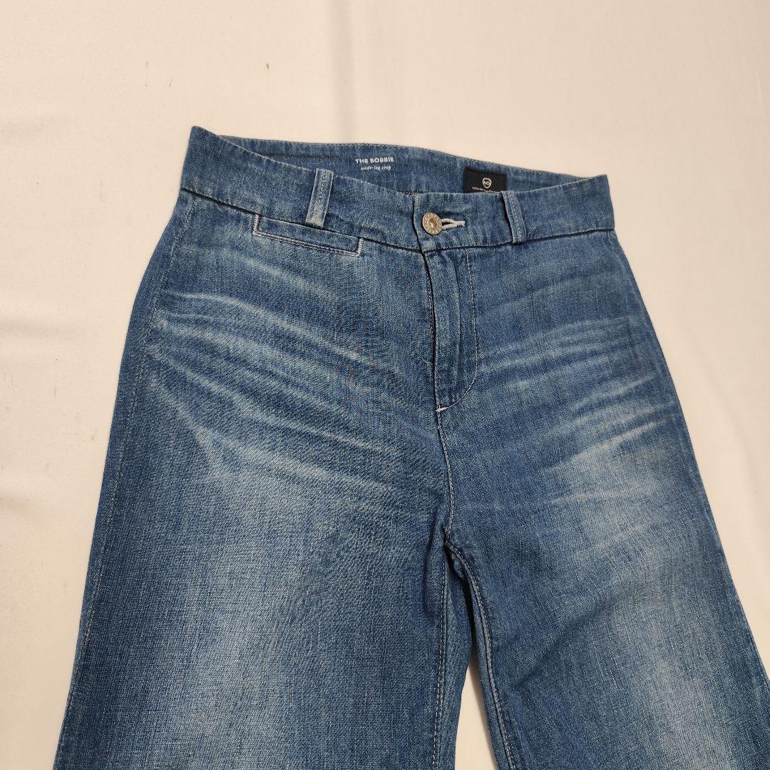 1749【THE BOBBIE】AG 日本製 ワイドレッグ デニム 24