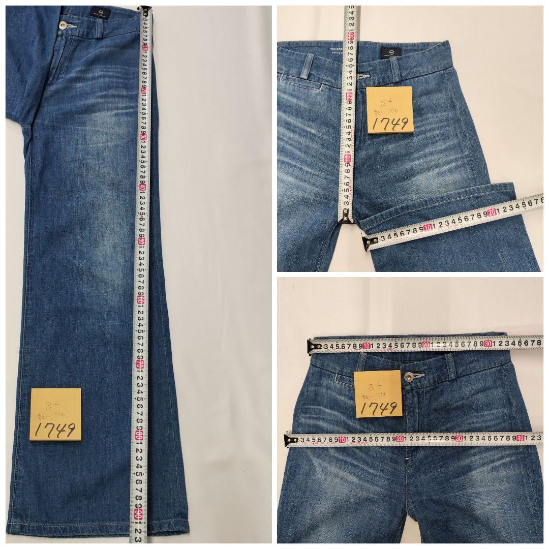 1749【THE BOBBIE】AG 日本製 ワイドレッグ デニム 24