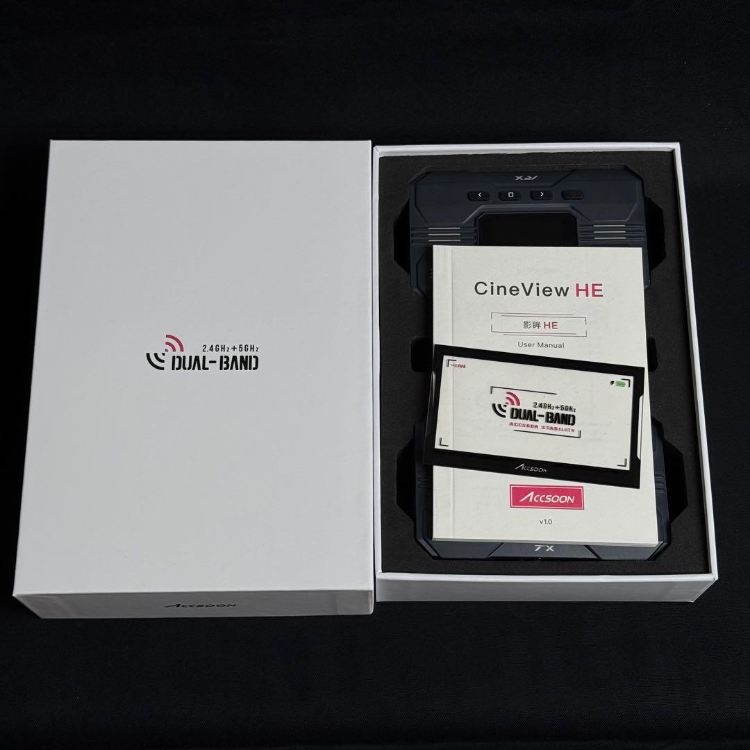 Accsoon CineView HE TX/RX ワイヤレス映像伝送システム