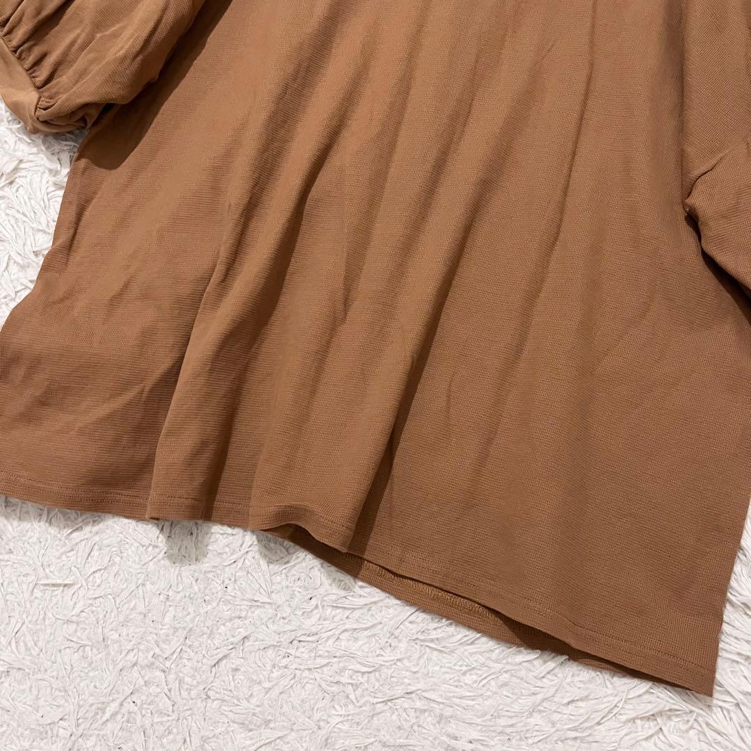 ✨美品✨ネストローブ　コットンサーフニットポロ　カットソー　ブラウン　洗える