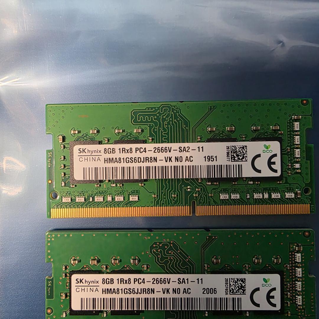 メモリ DDR4 80GB 8GB×10枚セット