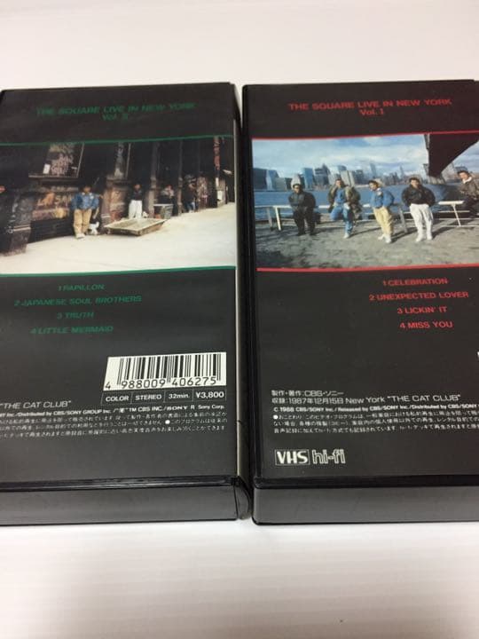 【VHS】THE SQUARE LIVE IN NEW YORK ２本セット