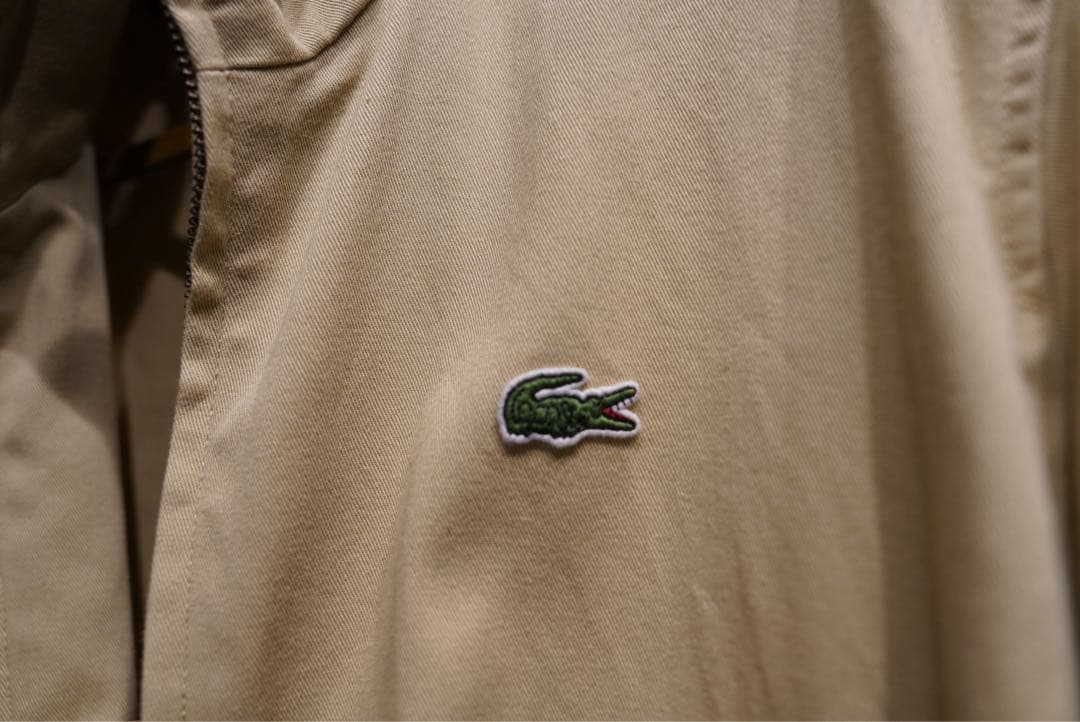 【廃盤品】未使用　LACOSTE ベージュ ブルゾン　Mサイズ