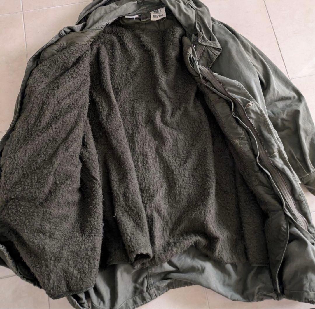 【最終値下】シルエット良　70s フランス軍　M64 　モッズコートライナー付き