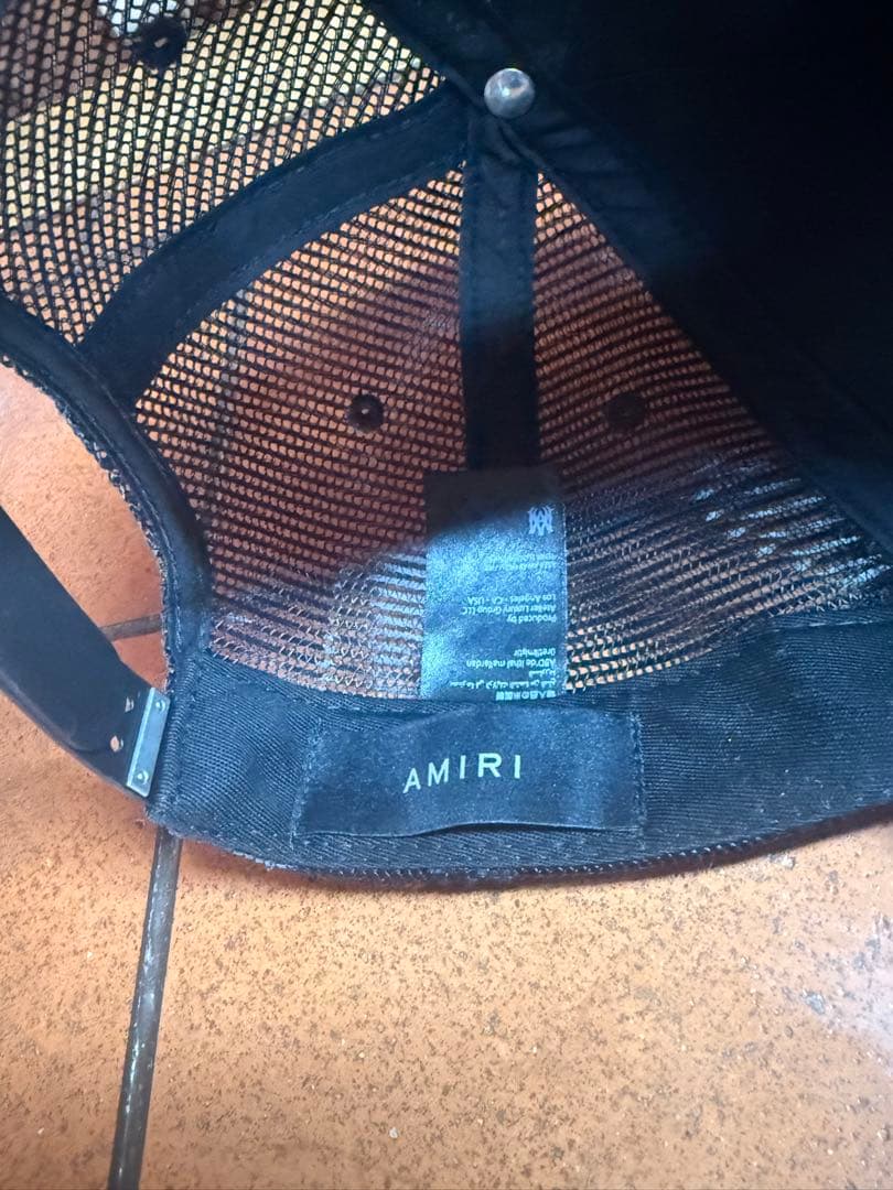 明日まで出品‼️AMIRI メッシュキャップ