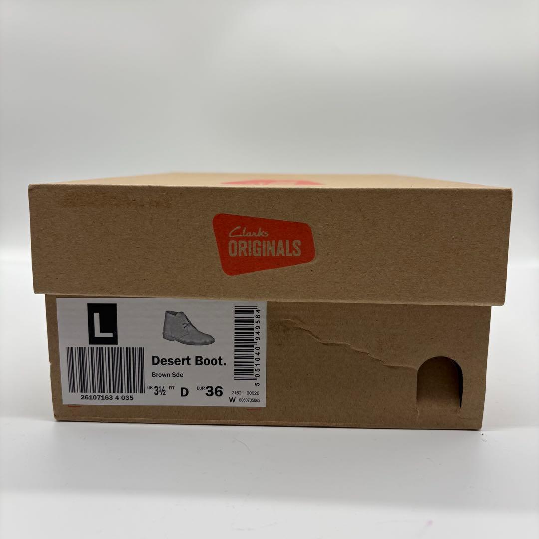 箱付・未使用　Clarks デザートブーツ 23cm ダークブラウン　クラークス