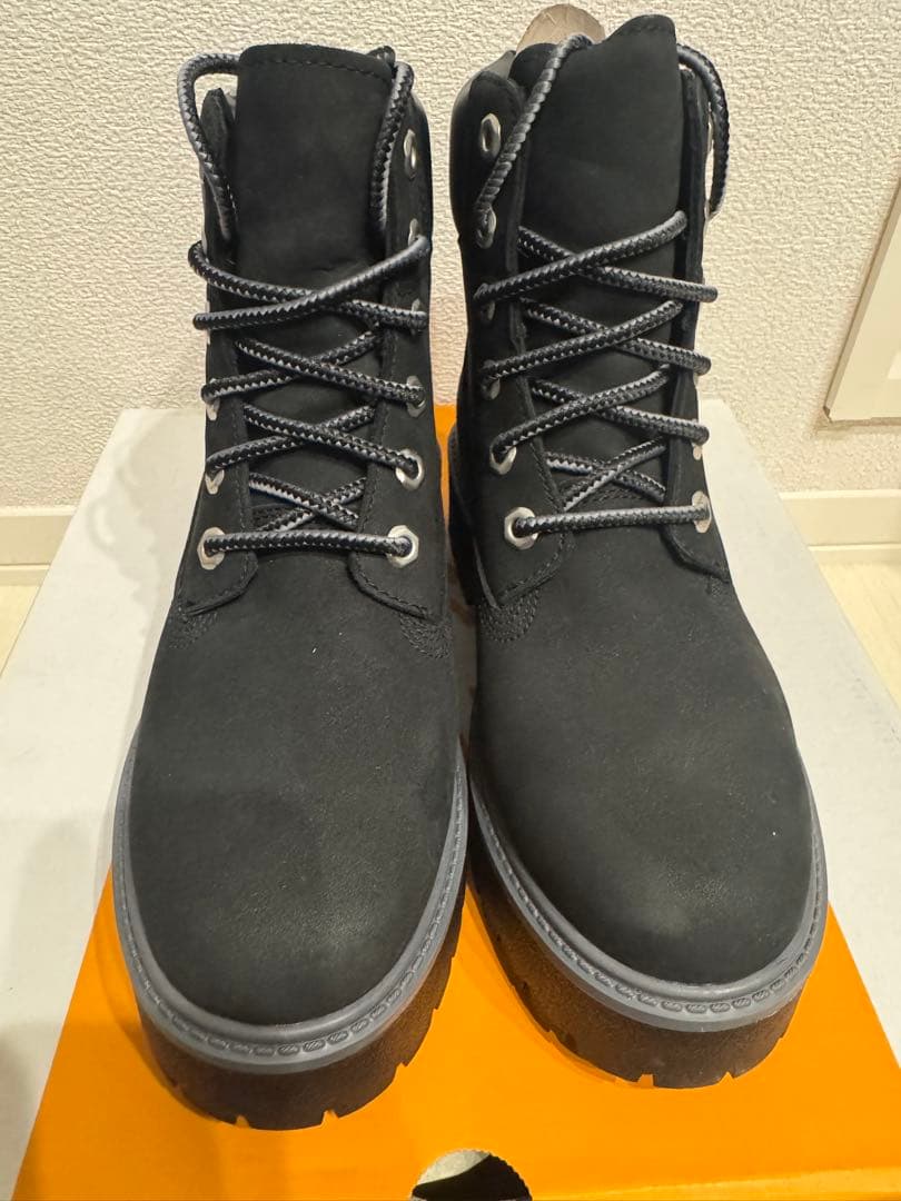 【新品】Timberland 6インチブーツ ブラック 25cm 定番 防水