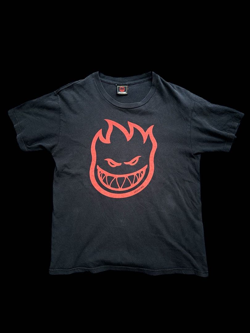 90s フェード　SPITFIRE tシャツ ファイヤーボール　Ｌサイズ相当