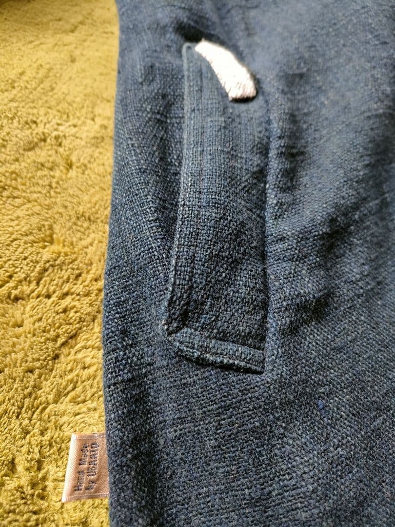 うさとの服　藍染めコート