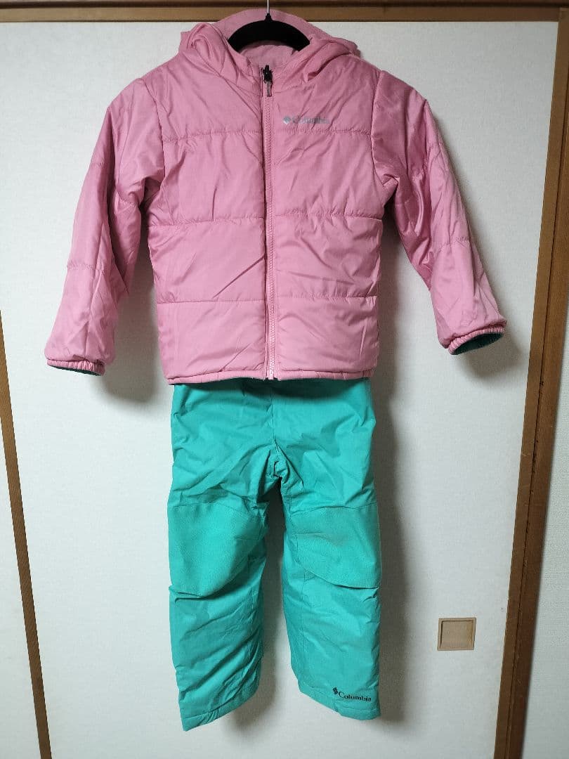 Columbia 子供用スキーウェア XXS ピンク
