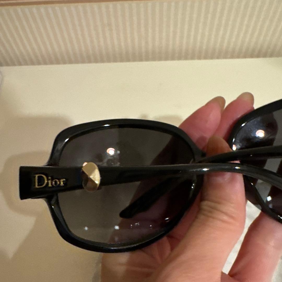 Dior ブラック スクエア サングラス