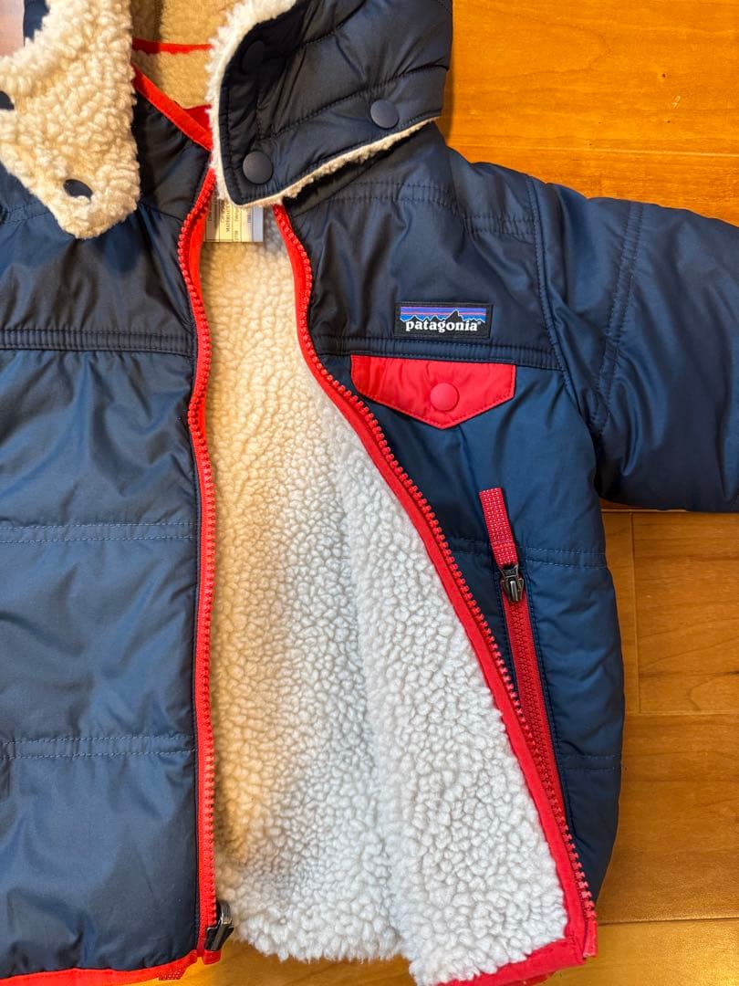 【美品】Patagonia リバーシブル トリブルズ フーディ 3T