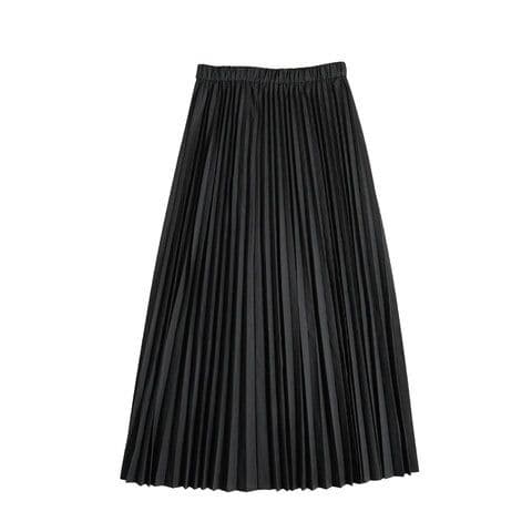 mizuiro ind ロングプリーツスカート　新品未使用品タグ付き　ブラック