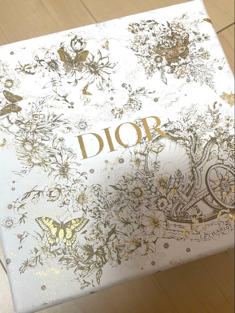 Dior 　モンテーニュ　折り財布　グレー　ミニ財布　本革　コンパクト