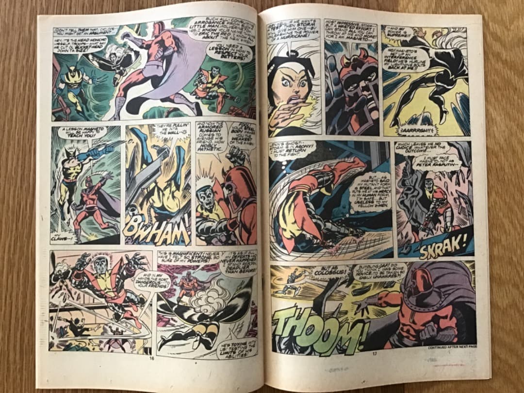 X-men #104 スタージャマーズ 初登場❗️1977年出版　アメコミリーフ