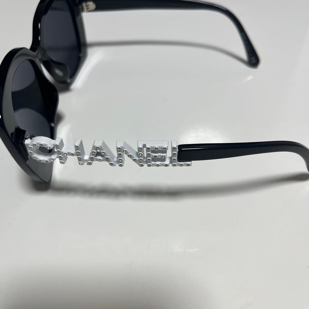 CHANEL キャットアイサングラス ブラック