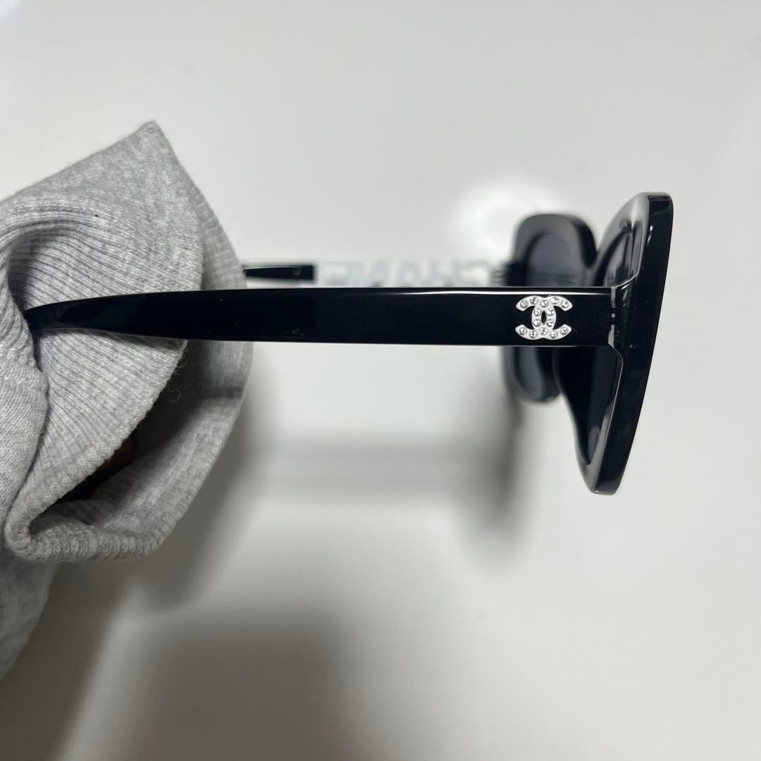 CHANEL キャットアイサングラス ブラック
