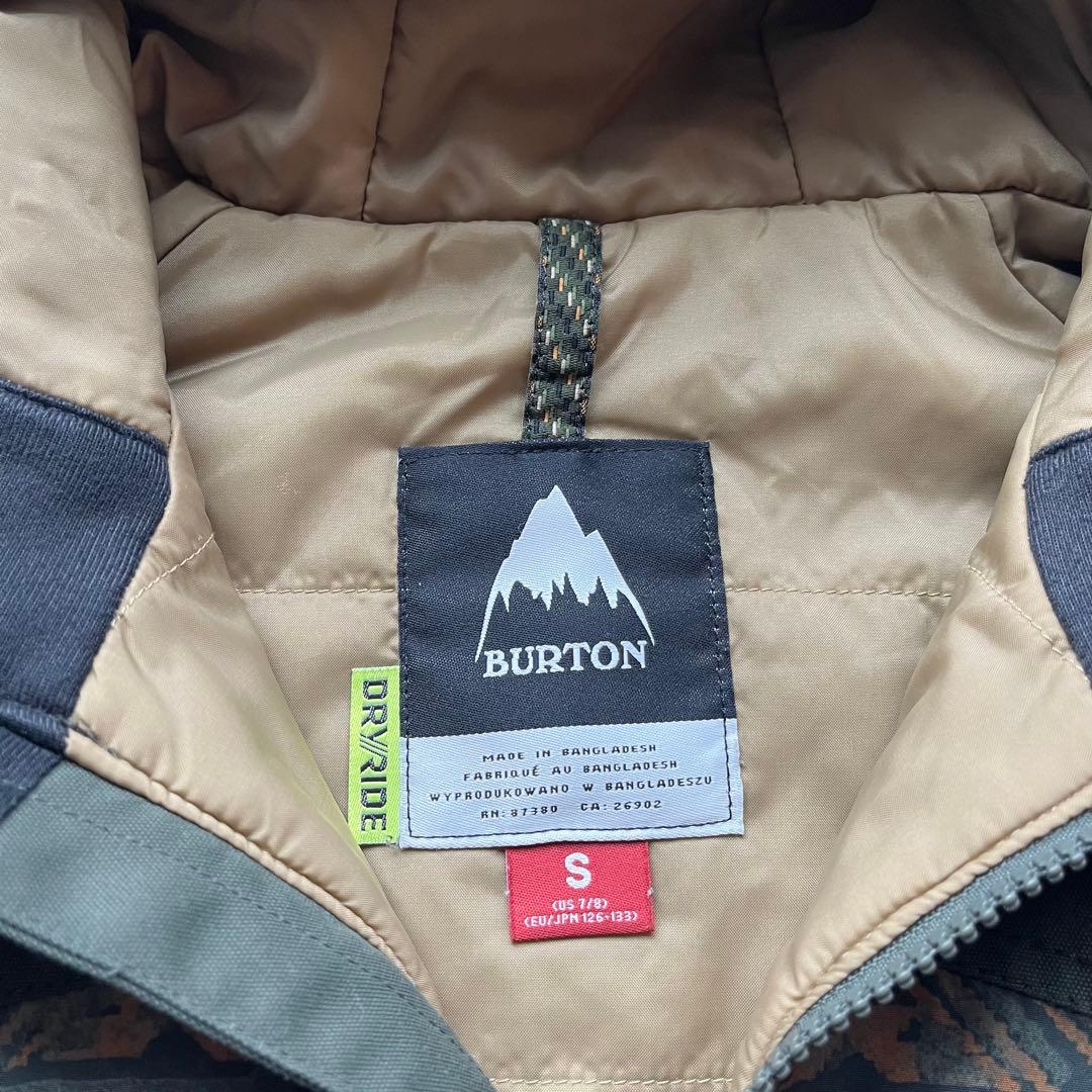 【美品】BURTON キッズスノーボードウェア スキーウェア　ジャケット