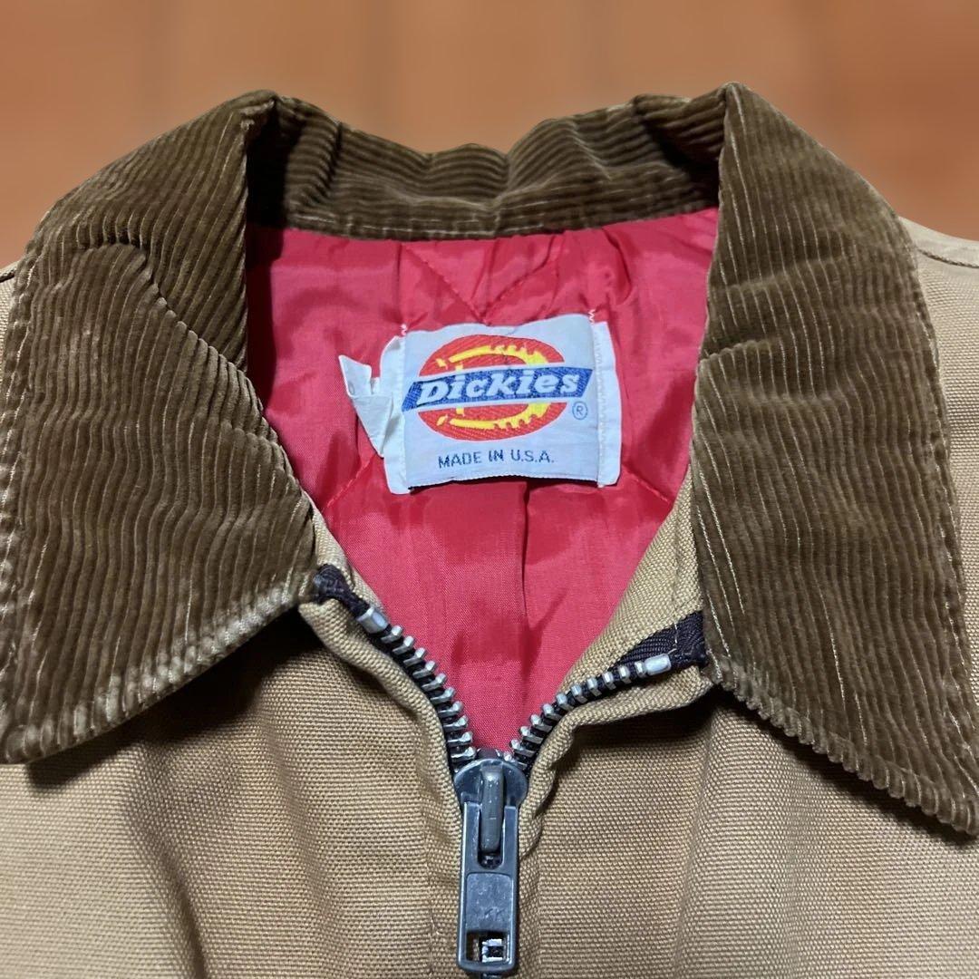 Dickies ディッキーズ　80s USA製ダック地　キルティング　ジャケット