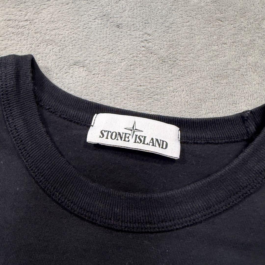 ストーンアイランド　長袖Tシャツ　ロンT ブラック　S 751564450
