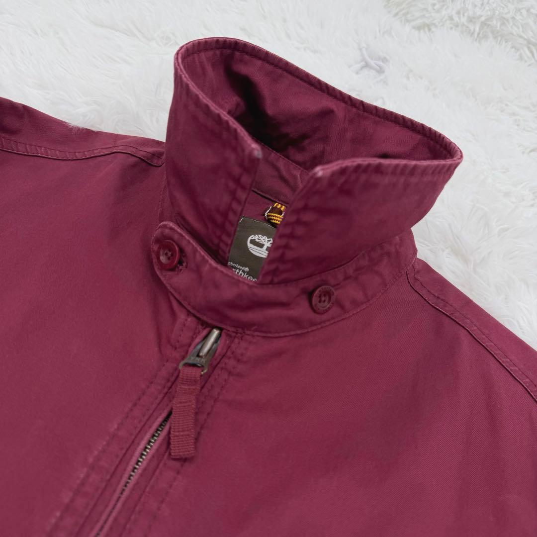 Timberland スイングトップ チンスト付き　ワインレッド M