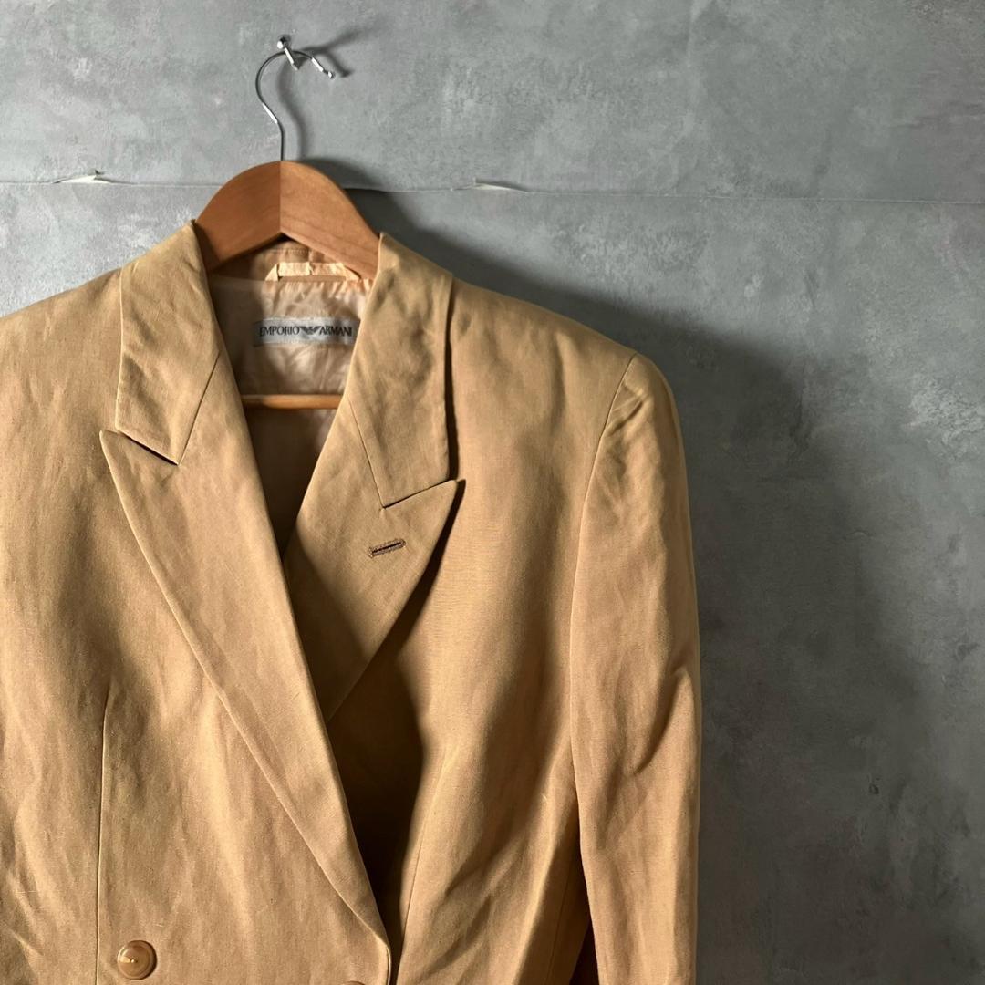 90s EMPORIO ARMANI ダブル テーラードジャケット N639