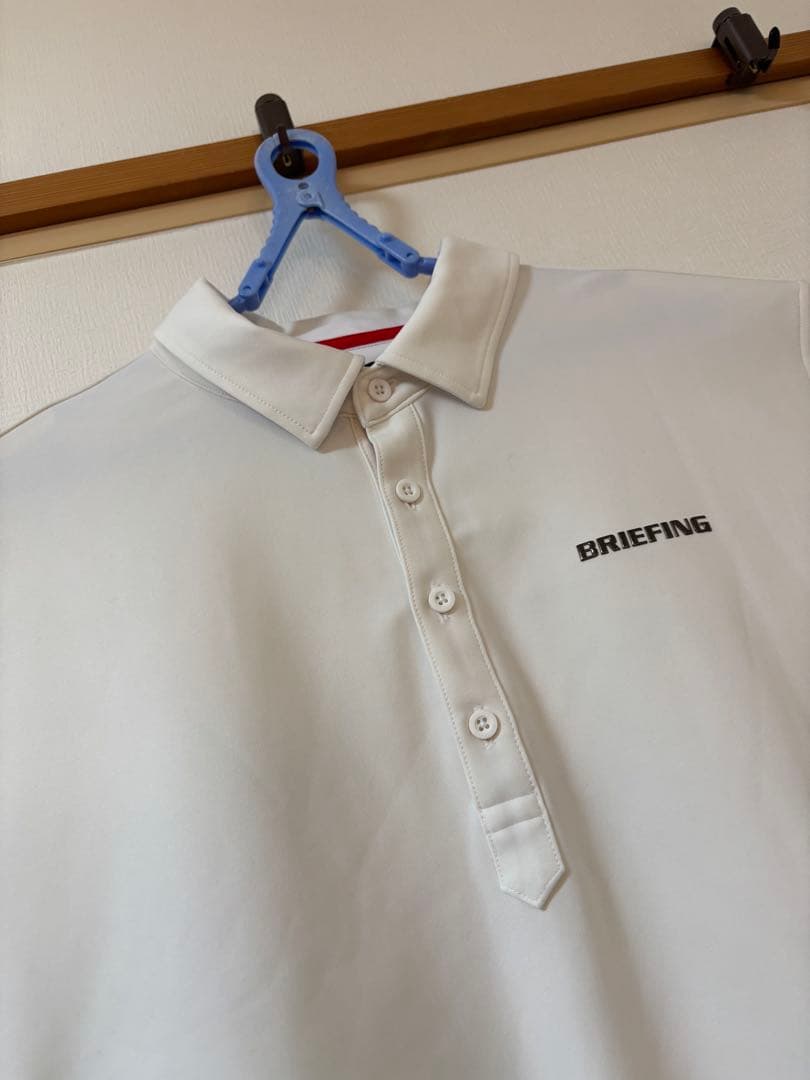 BRIEFING ゴルフメンズ長袖ベーシックポロシャツ