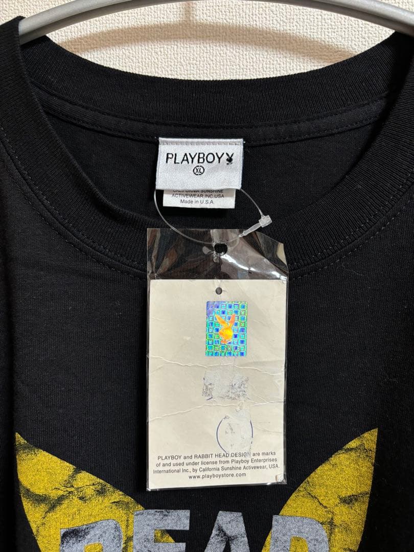 90's PLAYBOY “I READ THE ARTICLES”tee XL