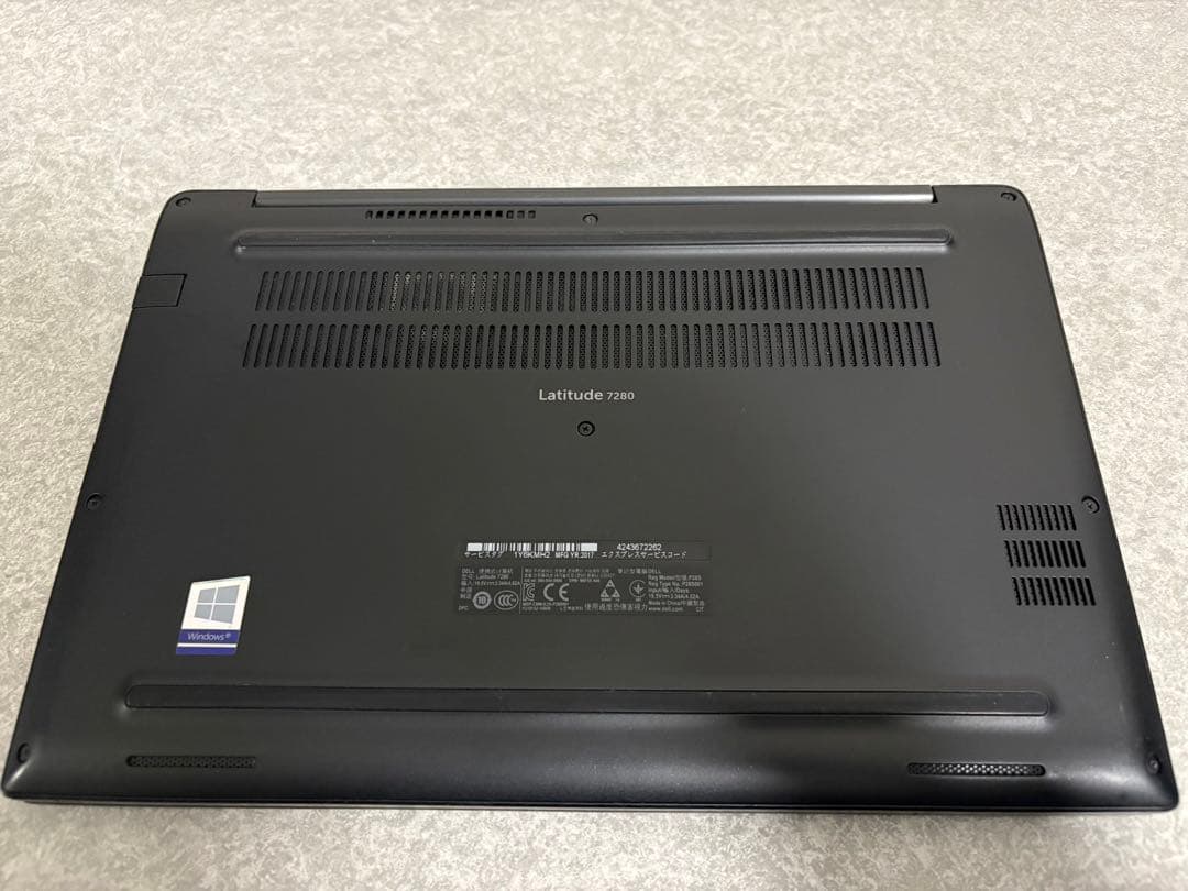 ジャンク品 ノートPC Dell Latitude 7280