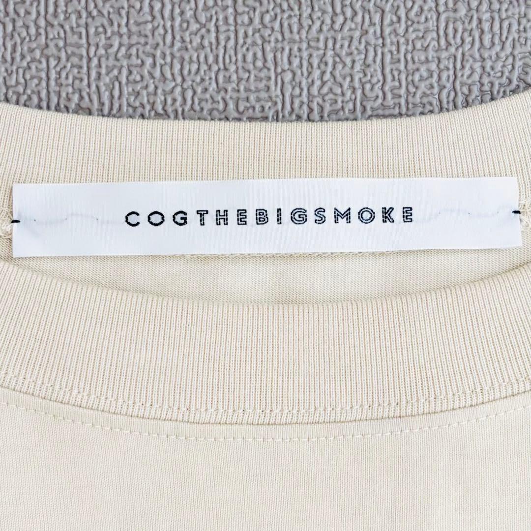 COGTHEBIGSMOKE コグザビッグスモーク Tシャツ　ナチュラル　白