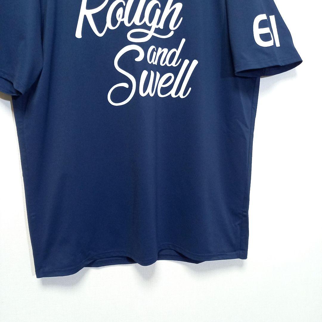 美品 ROUGH＆SWELL 半袖 モックネック シャツ Lサイズ ポロシャツ