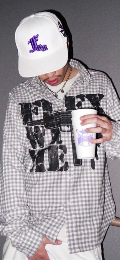 flexwitme キャップ　ホワイト SWAG