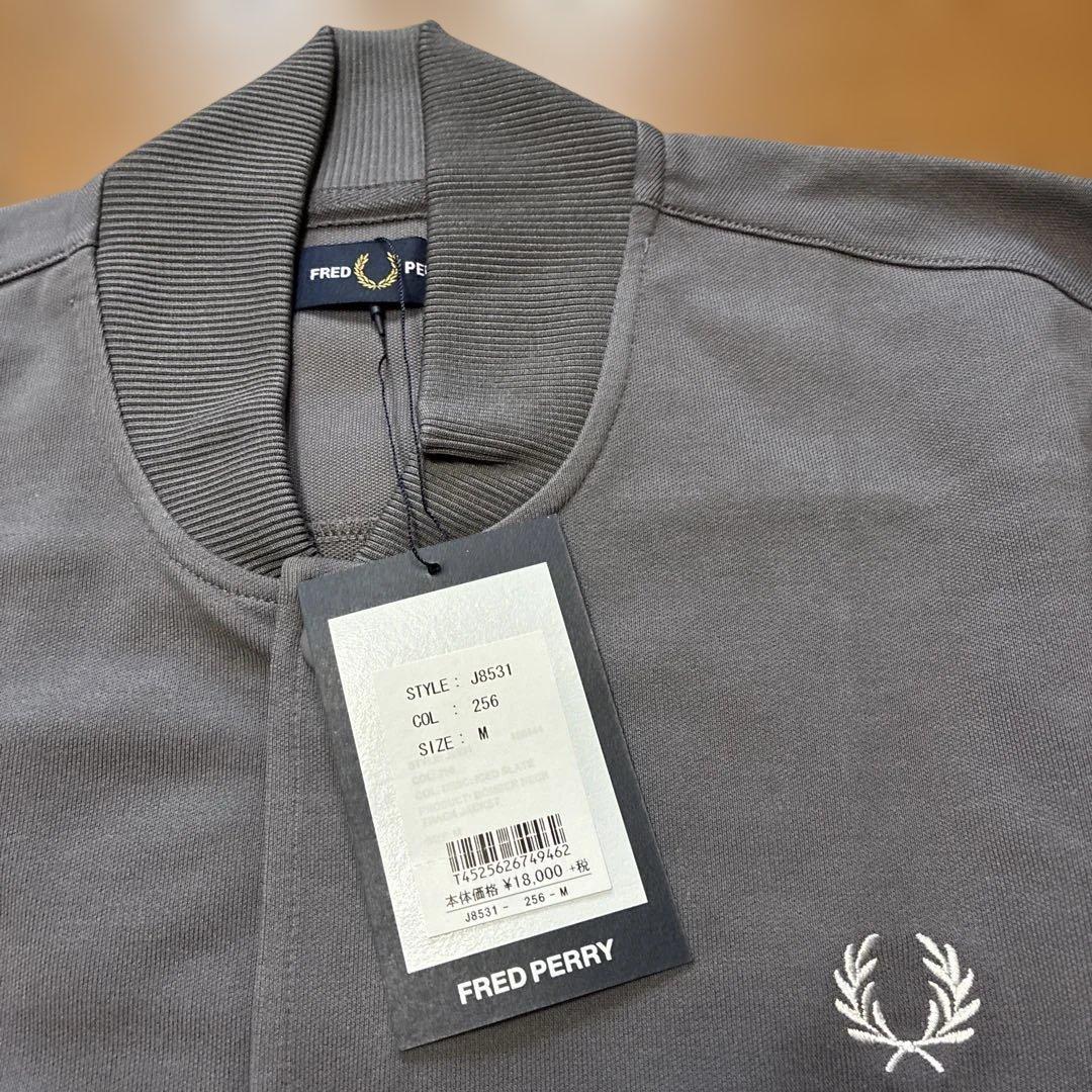 FRED PERRY グレー ジャンパー Mサイズ