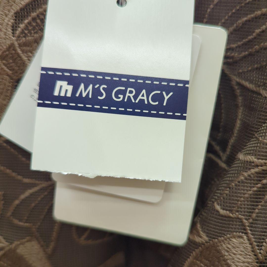 ひ*こ様 新品M'S GRACY 花柄刺繍 半袖ワンピース