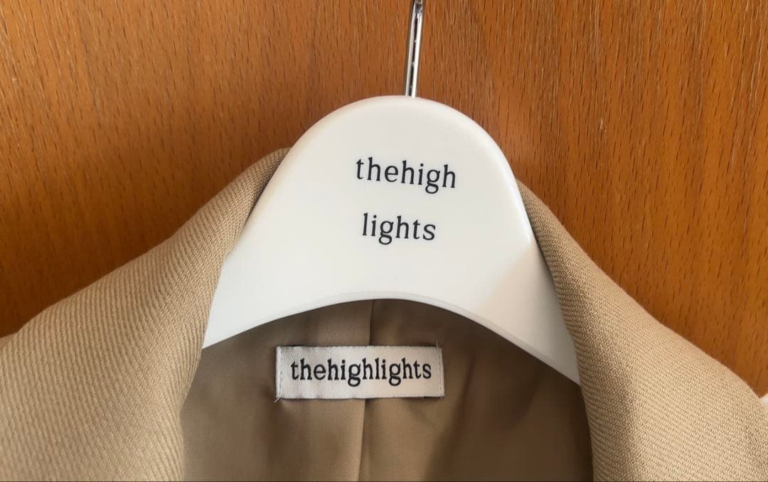 3/6までの出品【thehighlights】jacket beige