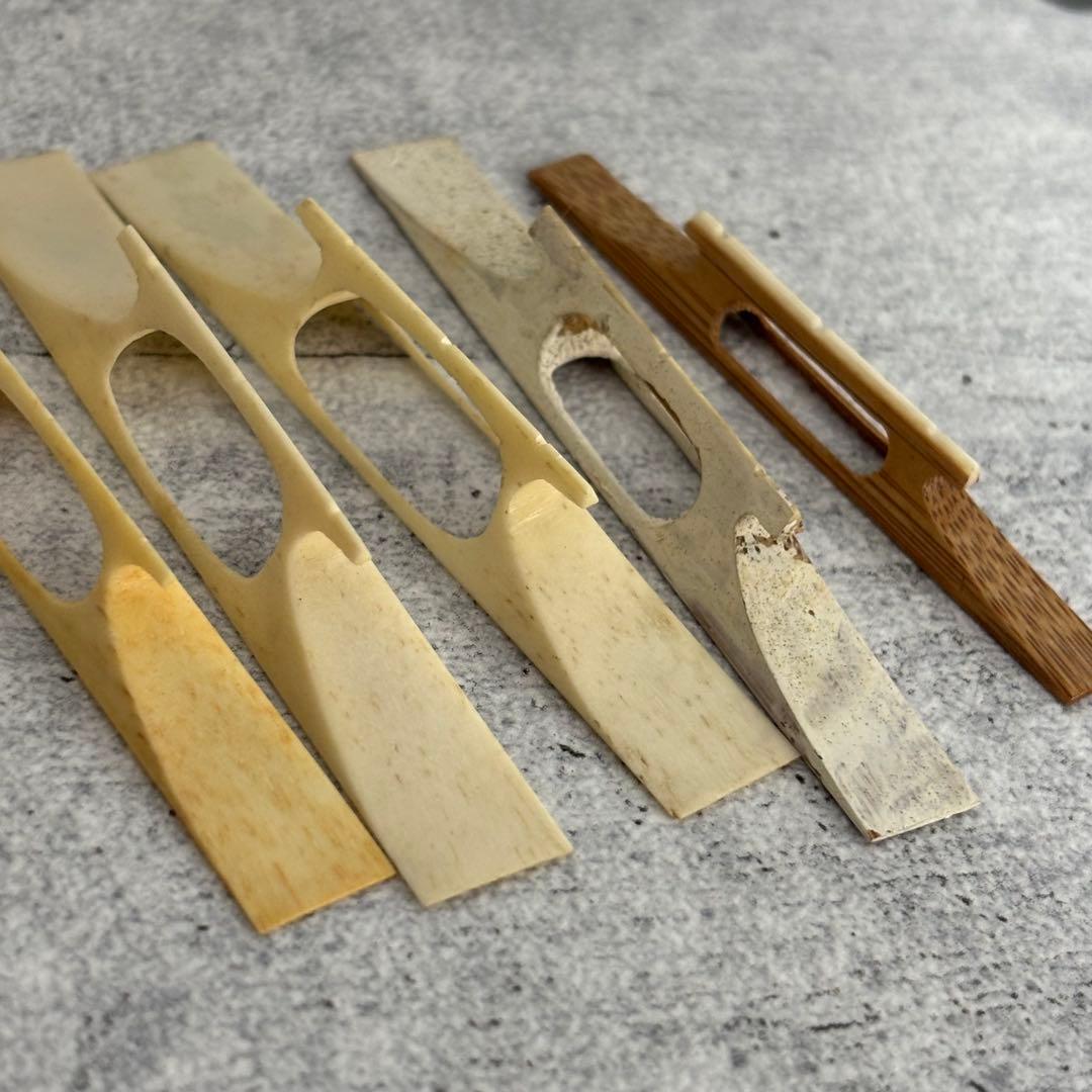 三味線 駒 天然素材 5本セット 和楽器 小物 地唄 長唄 民謡