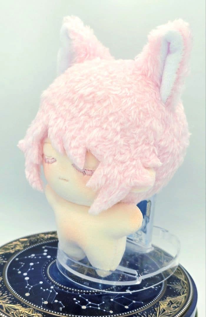 自作 無属性 ぬいぐるみ 桜色の猫くん 10cm