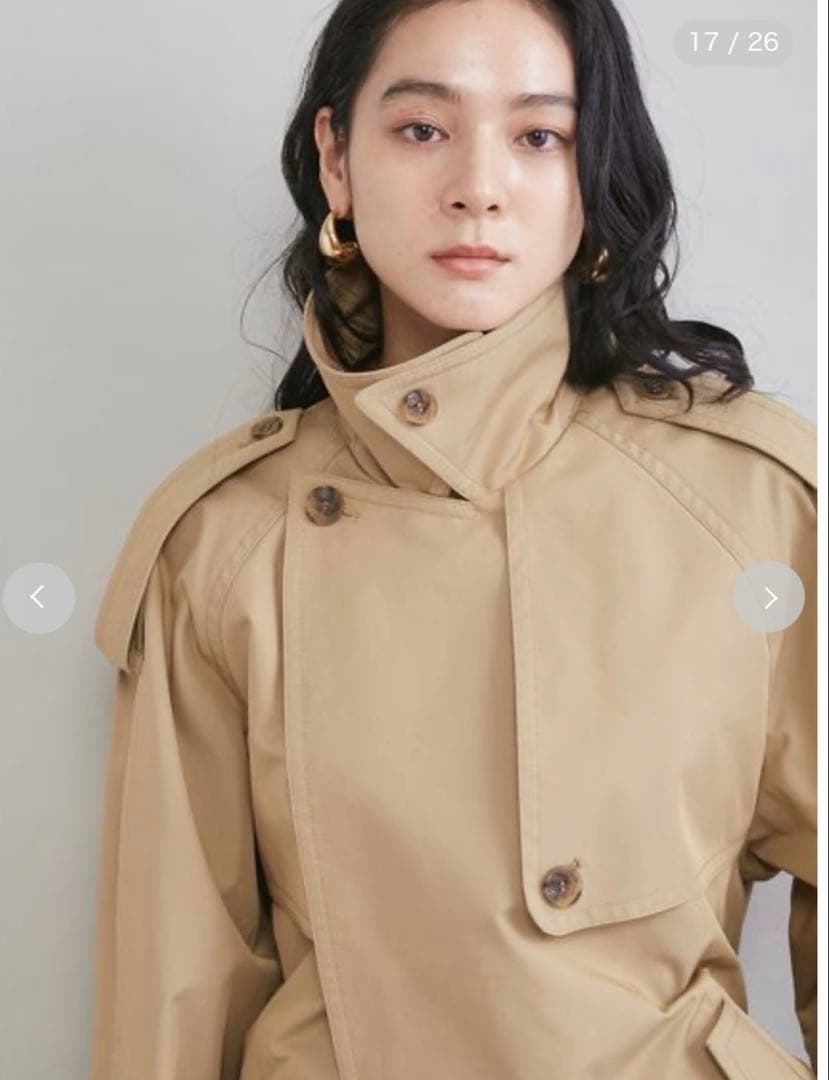 MilaOwen ショートトレンチコート