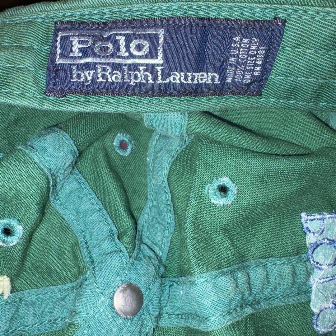 U*k様 90s アメリカ製 POLO Ralph Lauren グリーンキャッ