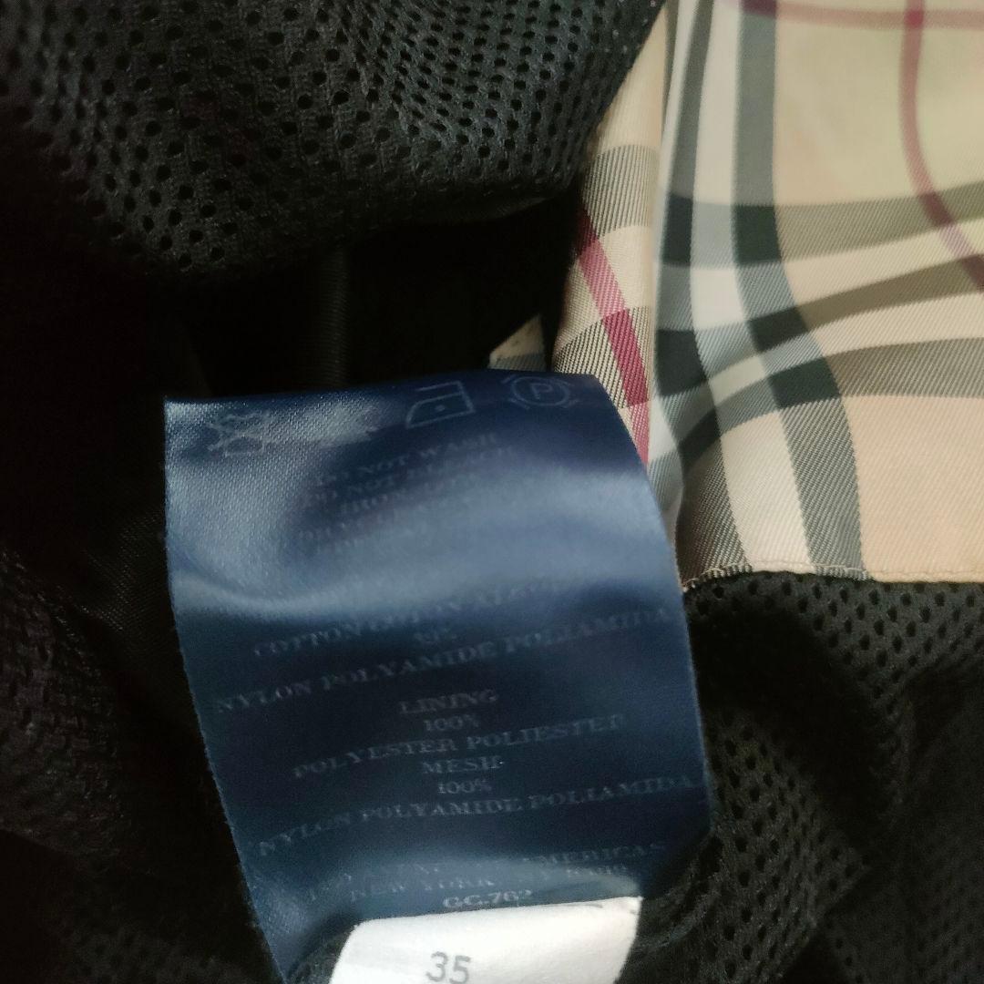 BURBERRY London ブラック スイングトップ M ノバチェック 短丈