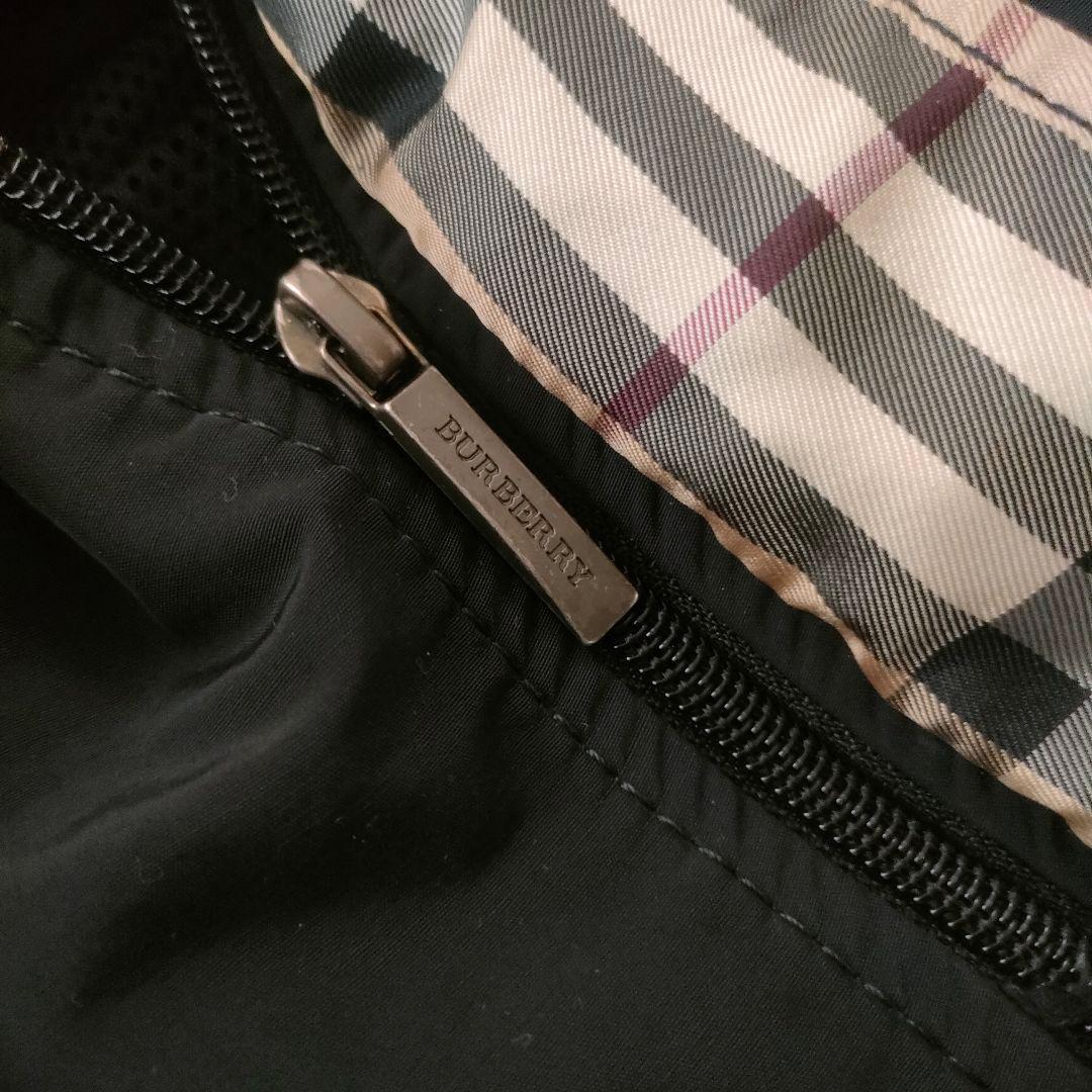 BURBERRY London ブラック スイングトップ M ノバチェック 短丈