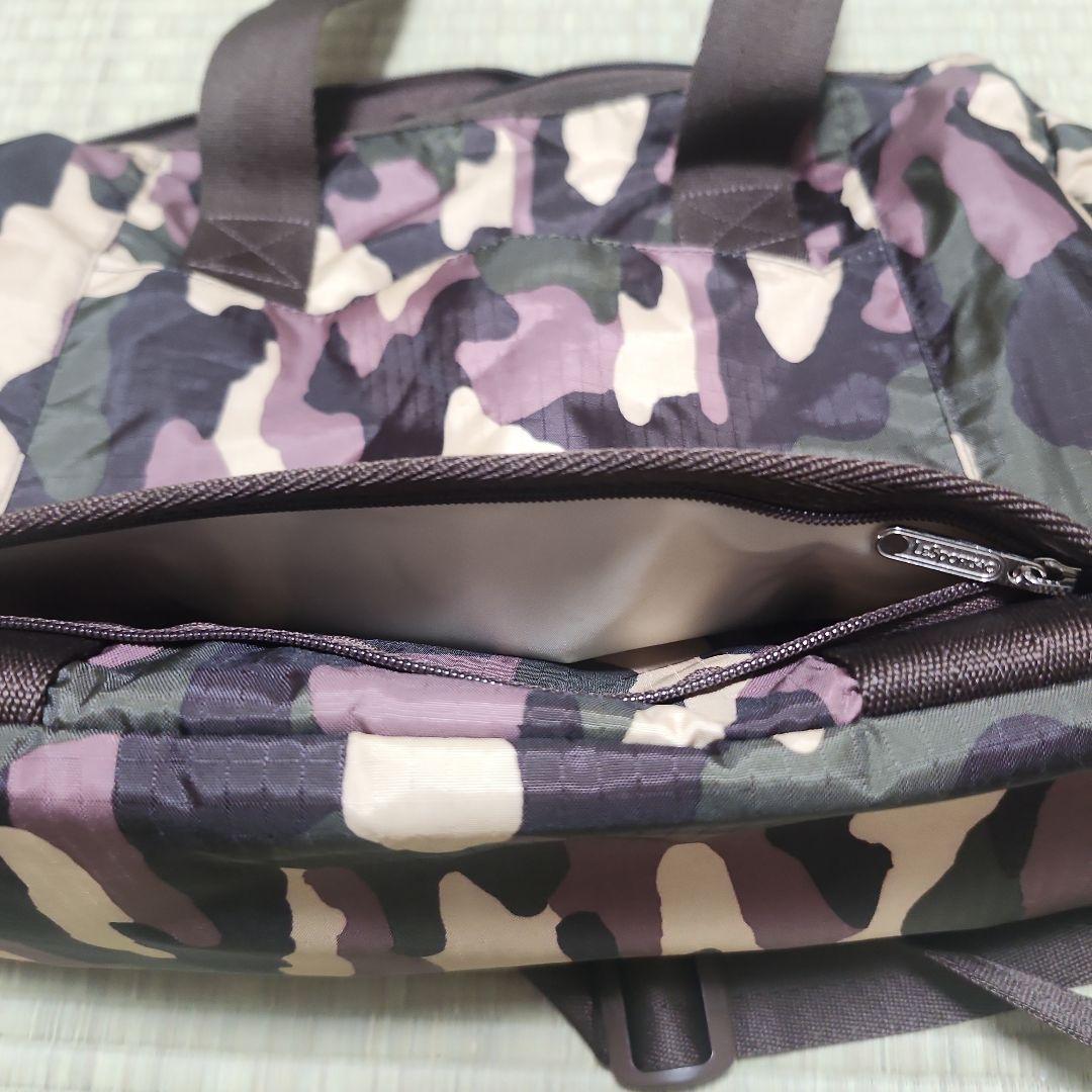 C*i様 LeSportsac 迷彩柄 ボストンバッグ 美品
