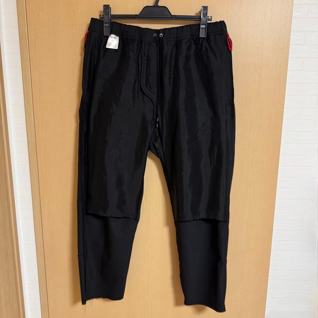 るーちゃん様OAMC ドローストリング クロップド パンツ M黒ロンハーマン