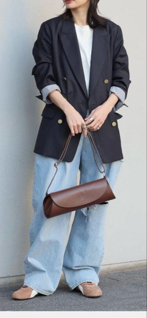 JOURNAL STANDARD ネイビー ダブルブレストジャケット 36