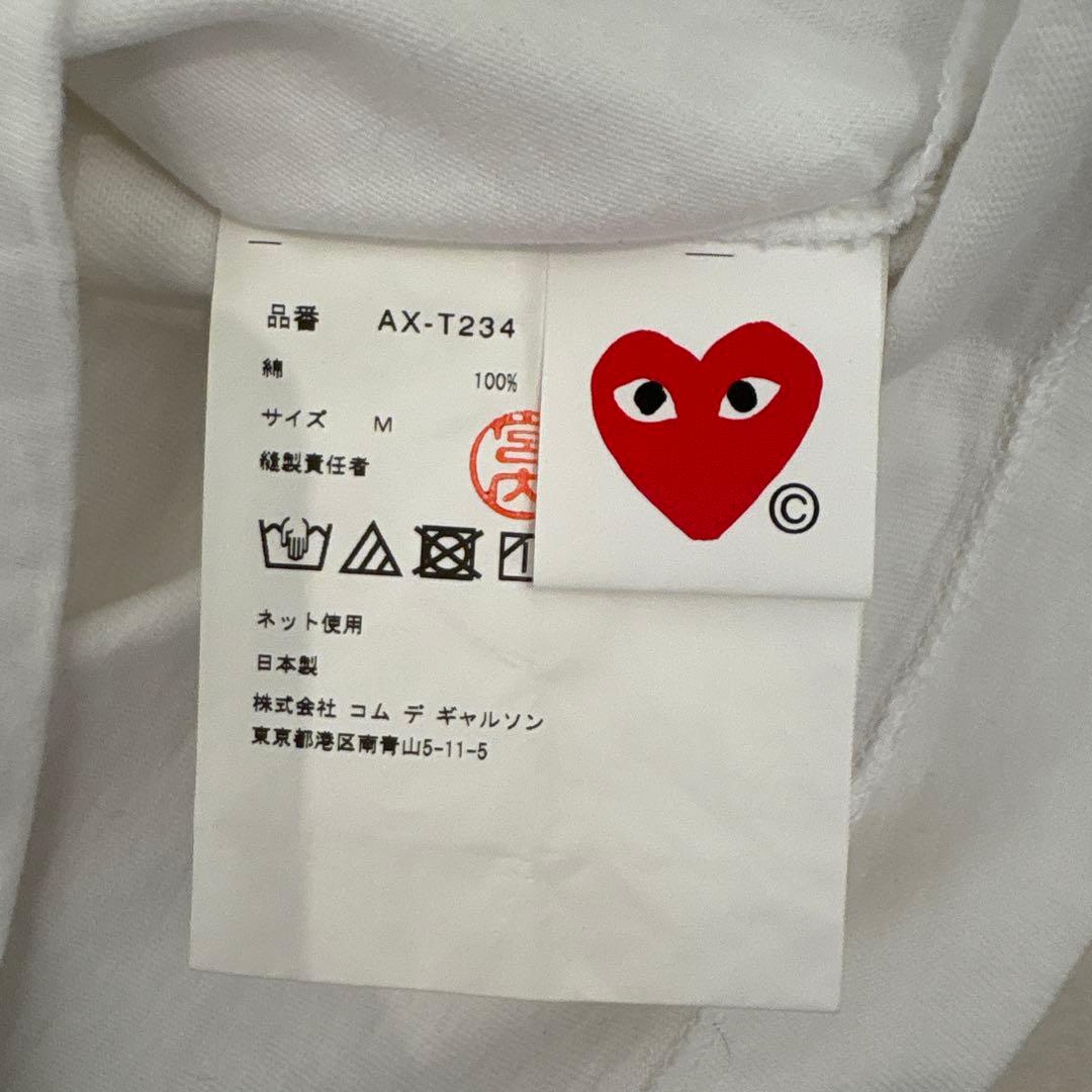 PLAY COMME des GARÇONS ハート型ドットTシャツ M