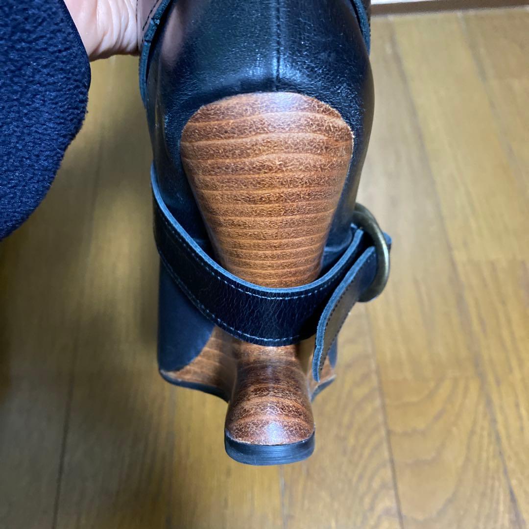 ロングブーツ ウェッジヒール　ダイアナ