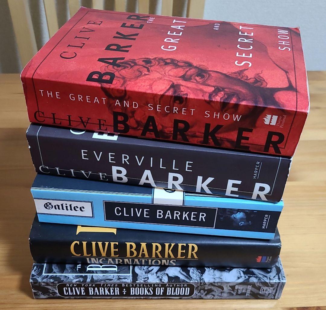 洋書 Clive Barker Set of 5
