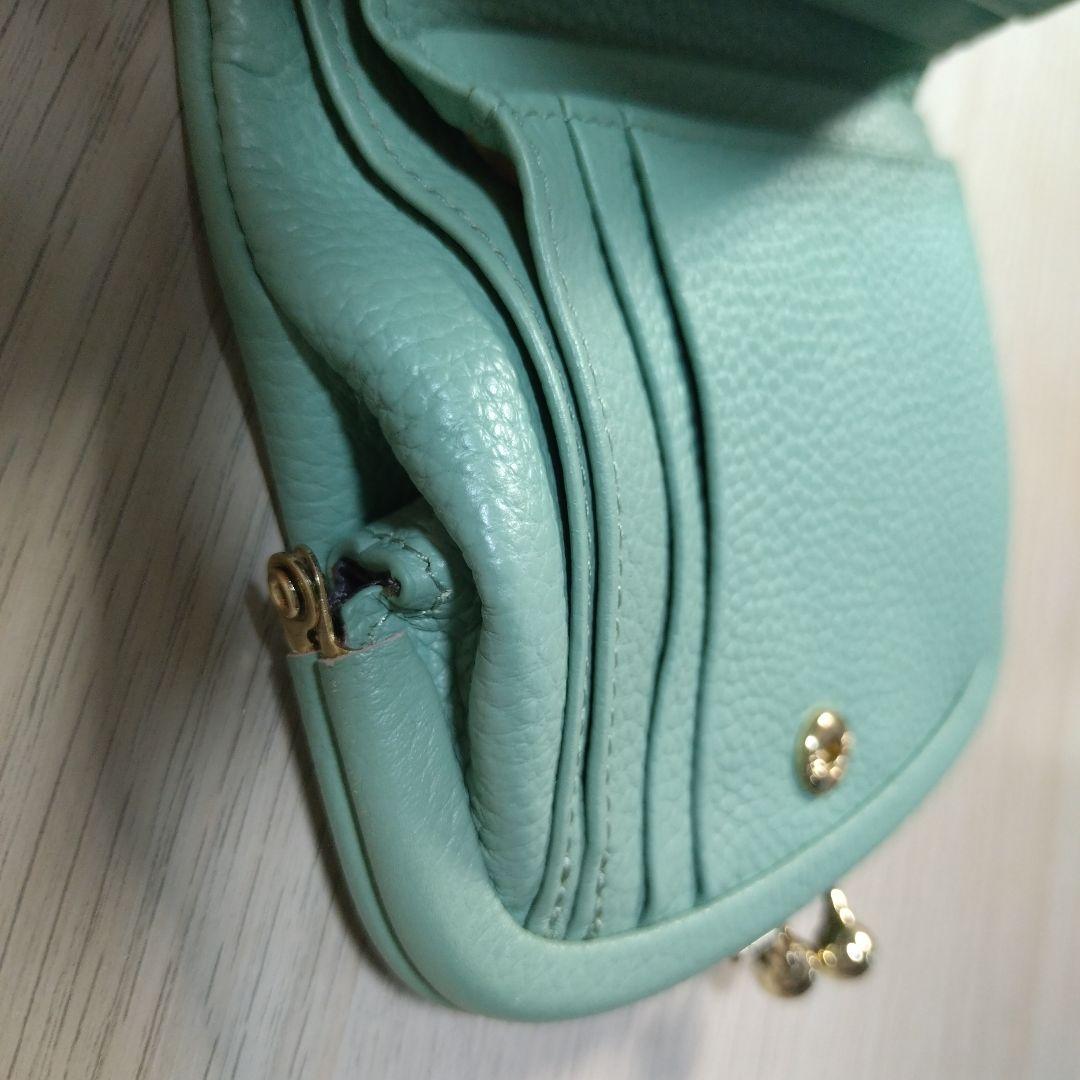 HASHIBAMI ミントグリーン がま口財布