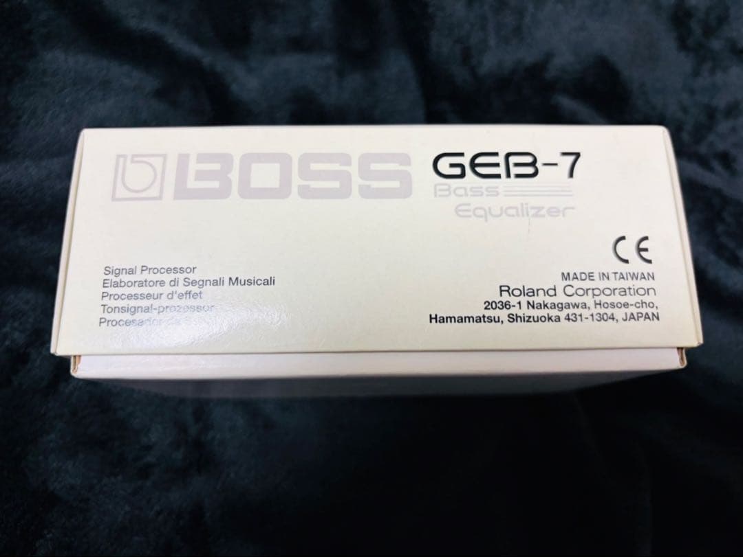 【元箱付き美品】BOSS GEB-7 Bass Equalizer