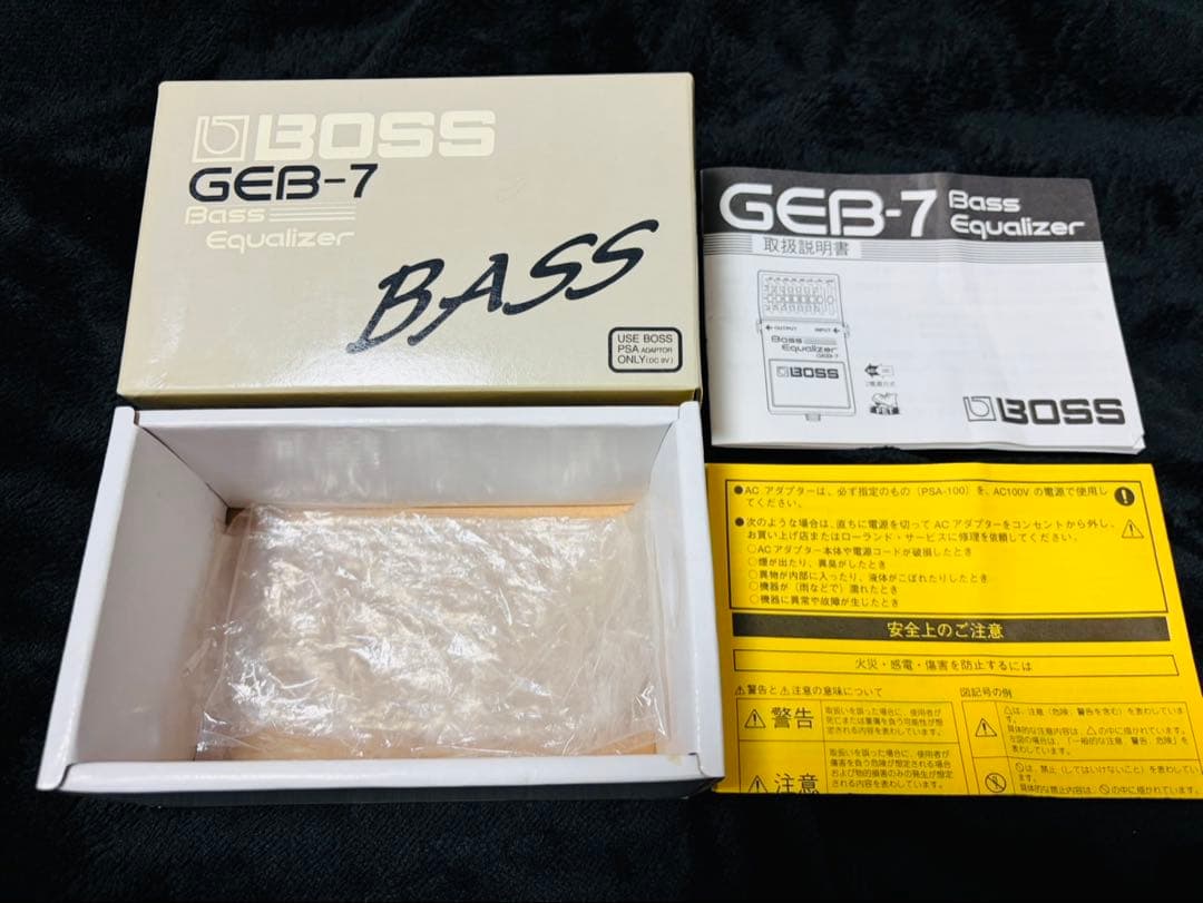 【元箱付き美品】BOSS GEB-7 Bass Equalizer